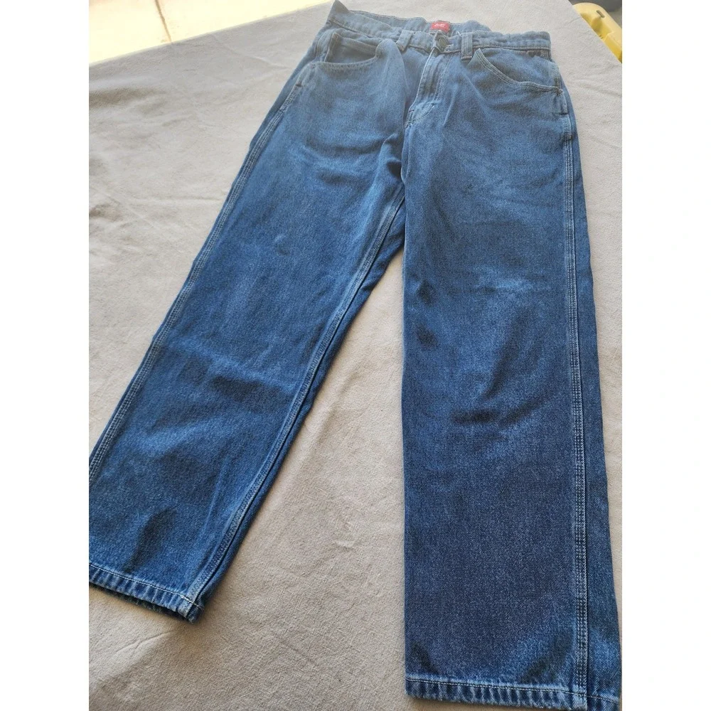Vans🛹 Off The Wall Skate Baggy Loose Fit Carpenter Jeans Y2K streetwear 👍
